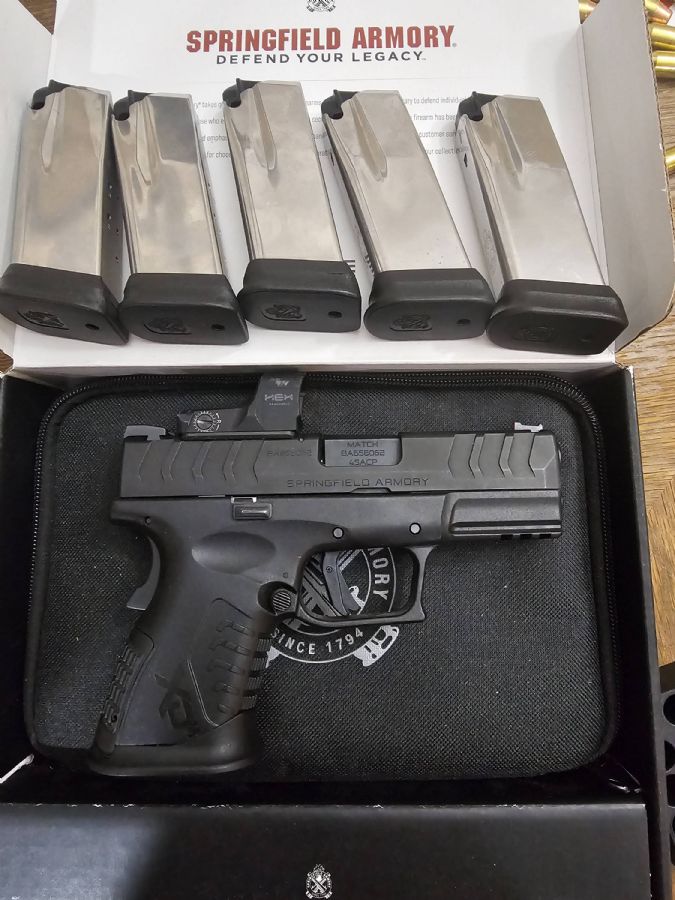 WTS: Springfield Armory XDME 3.8" 45 ACP with HEX Dragonfly