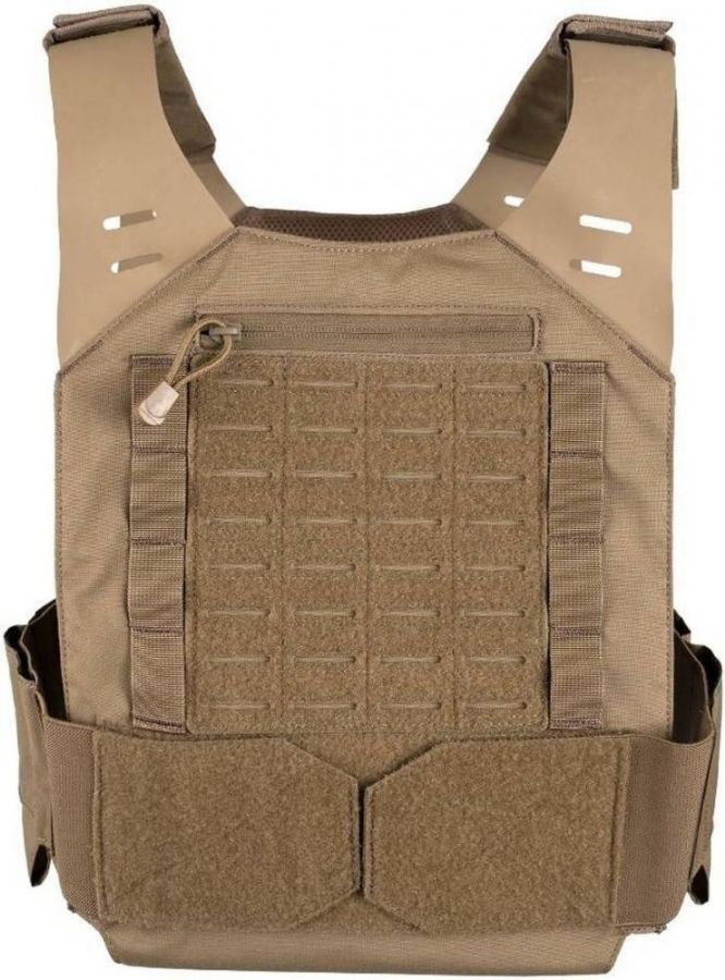 LA Police Gear Low Vis Plate Carrier Coyote - $70.39 w/code "DADDAY2022