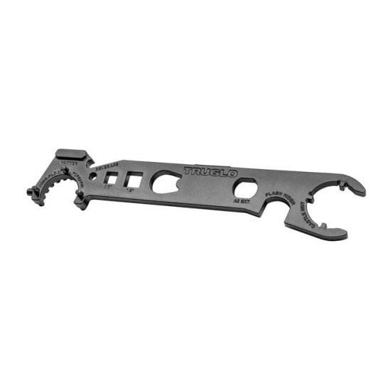 TRUGLO AR-15 ARMORER''S WRENCH, BLACK STEEL