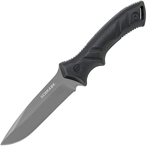 Schrade SCHF31 9.7in Stainless Steel Full Tang Fixed Blade Knife with 4.5in Drop Point Blade
