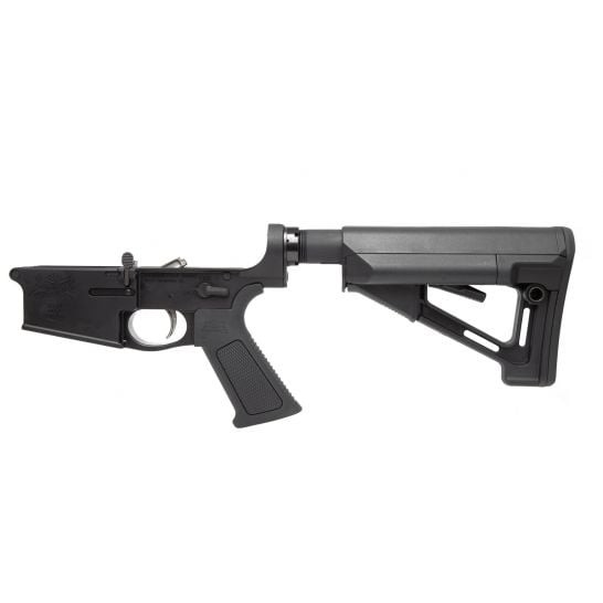 PSA GEN3 PA10 COMPLETE STR 2-STAGE .308 LOWER WITH OVER MOLDED GRIP