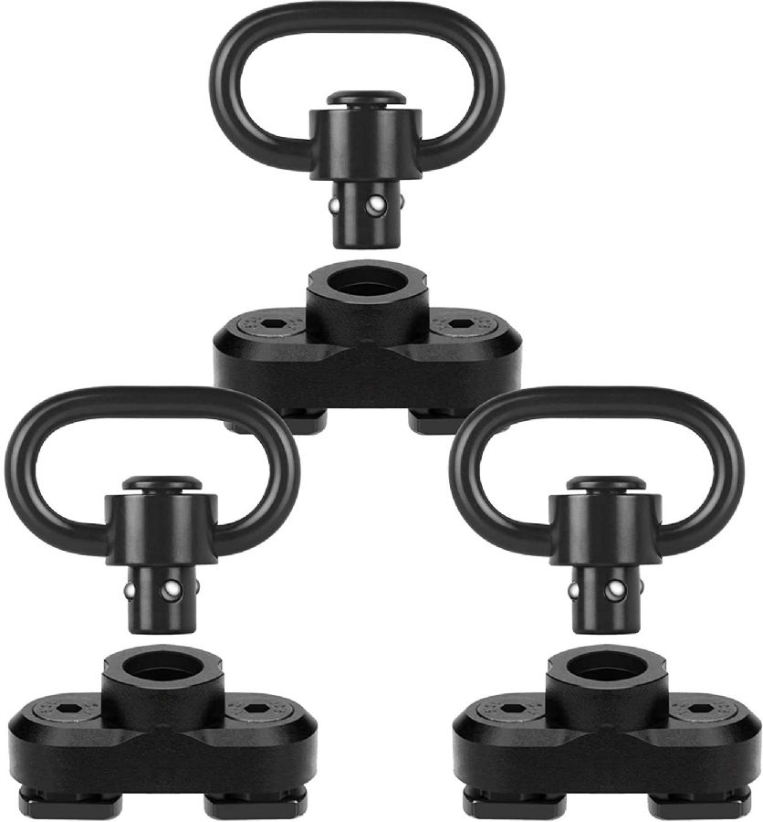 3-Pack Sling Swivel 1.25” Loop with Sling Adapter for "M-Rail System"