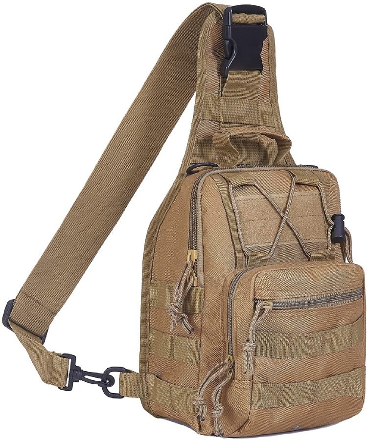 FAMI Outdoor Tactical Bag Backpack, Military Sport Bag Pack Sling Shoulder Backpack Tactical Satchel for Every Day Carry