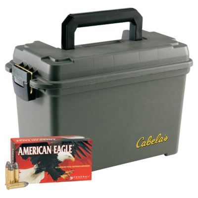 Federal® American Eagle® .45 auto 600 rounds with carrying case, $.37cpr
