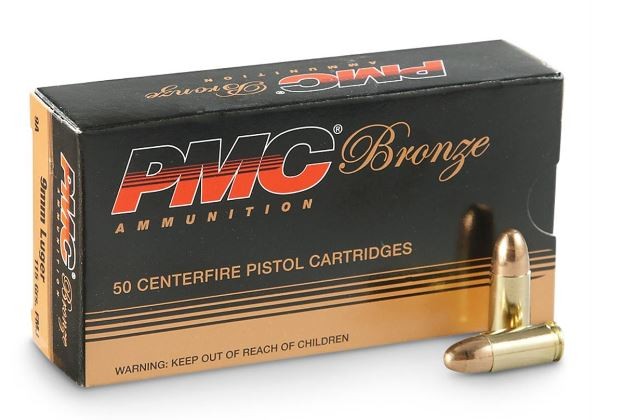 PMC Bronze 9mm 115 Grain FMJ 1000 Rounds - $284.99