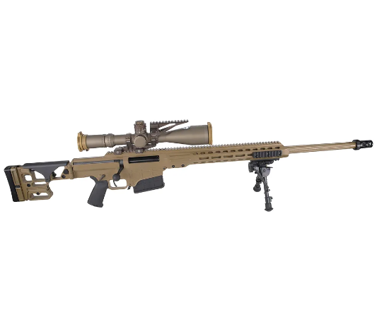 Barrett MK22 MOD 0 .300 Norma Mag SOCOM Coyote Brown 26" Fluted Bbl 1:8" Sniper Rifle Kit w/ATACR 7-35x56 T3 Reticle, and NF Mount