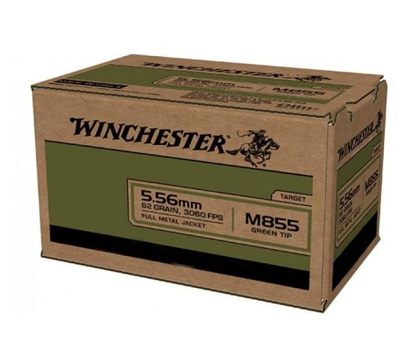 WINCHESTER M855 5.56 BULK AMMO 62 GRAIN FMJ 1000RDS