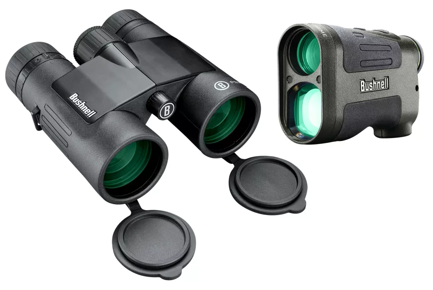 Bushnell Prime 10x42 Binoculars and 1300 Rangefinder - COMBO