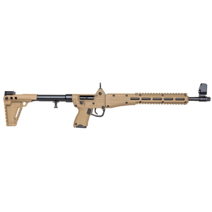 Kel-Tec Sub-2000 9mm Luger 16.1" 17 Round Tan Adjustable Stock Tactical Rifle