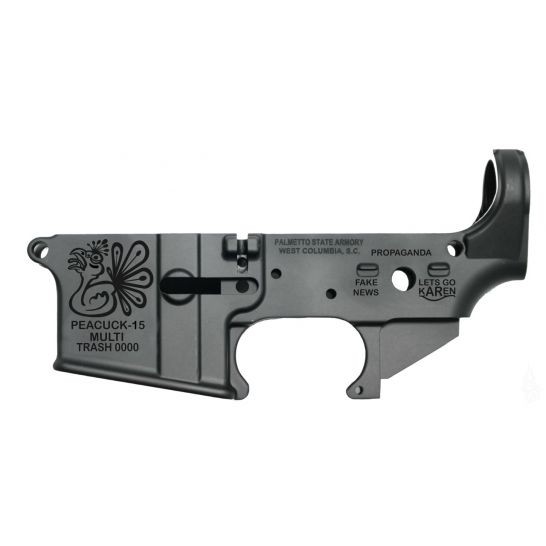 PSA AR-15 "PEACUCK-15" STRIPPED LOWER RECEIVER *PRE-ORDER