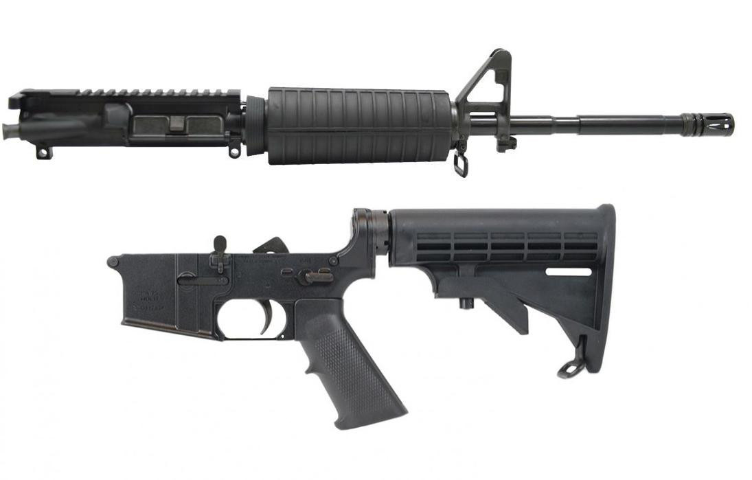 PSA Rifle - BLEM PSA 16" M4 Carbine-Length 5.56 + PSA AR15 Complete Lower