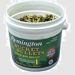 Remington Bucket-O-Bullets 36gr .22LR Ammo, 1400rds ($.09/rnd)