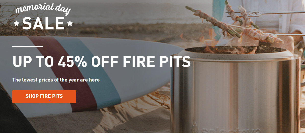 Solo Stove -  Memorial Day Sale Starts Now! Up to 45% Off Fire Pits