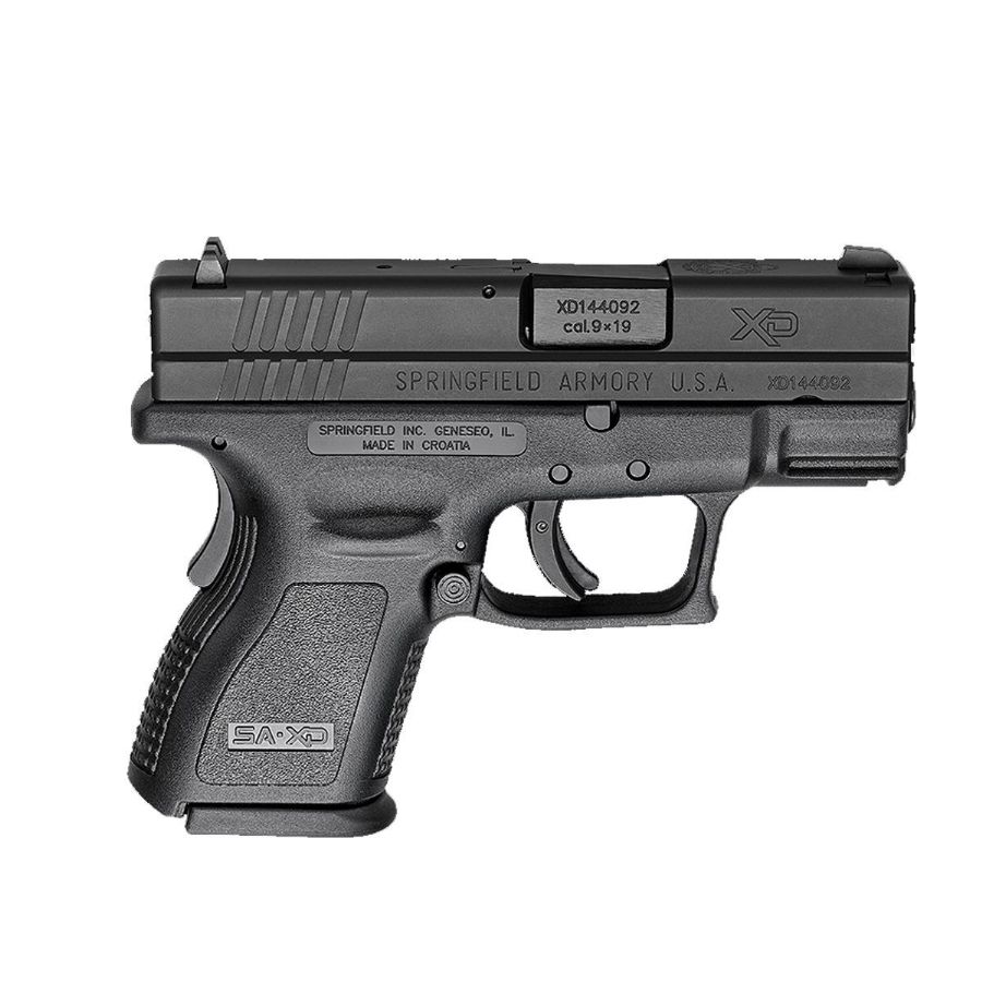 Springfield XD Defenders Series 9mm 3" Pistol, Black