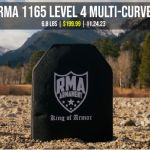 RMA Armament 1165 Multi Curve 10"X12" - 6.8lbs .