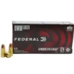 FEDERAL – AMERICAN EAGLE – 9MM – 124 GRAIN – FMJ - 1,000 ROUNDS