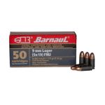 Barnaul – 9mm – 115 Grain – FMJ – Steel Polycoated Case – 500 Rounds