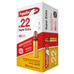 Aguila Standard High Velocity 22 LR 40 gr Copper-Plated Solid Point 50rd Bx