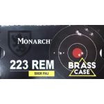 223 Rem Monarch 55 gr Full Metal Jacket BRASS Case 20 Rounds M-ID: FSMOAM2055 UPC: 420002598556